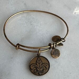 Alex and Ani Gold Charm Bangle